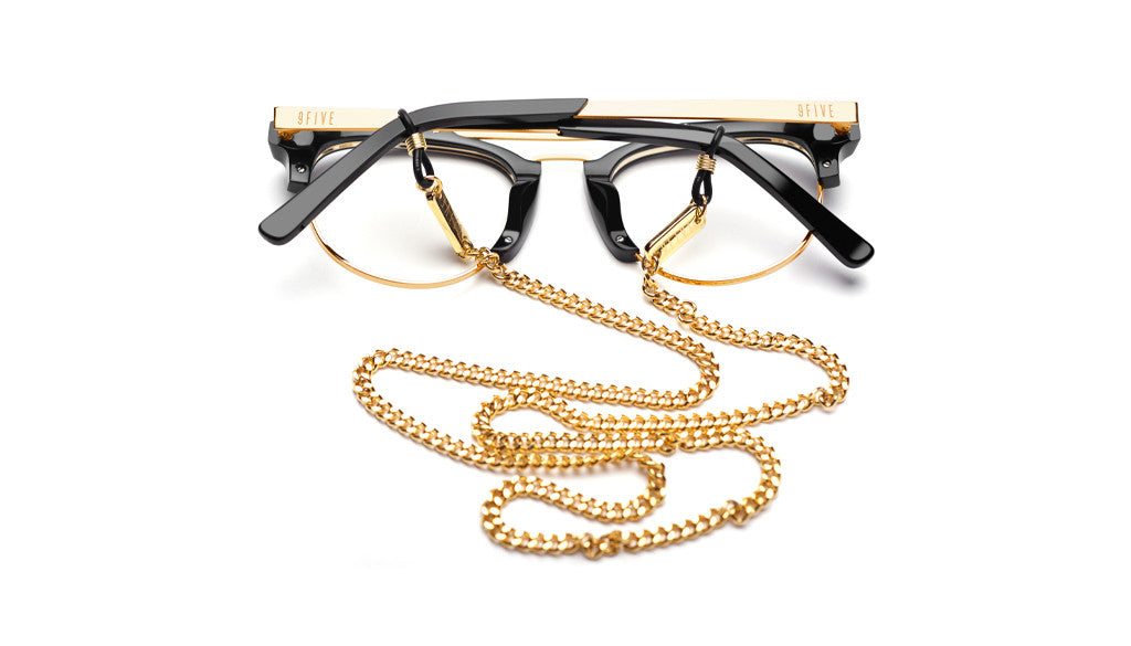 9FIVE 24k Gold Micro Cuban Eyewear Lanyard