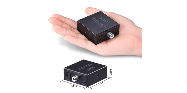 Divisor HDMI Tendak 1X2 4K con extractor de audio HDMI + divisor de salida  de audio óptico y R/L 1 en 2 salida Distribuidor de señal compatible 3D