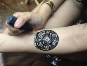 Applying the Jagua to the skin