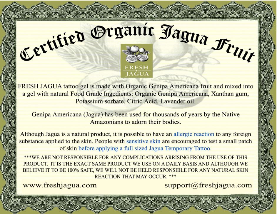 Jagua Certificate