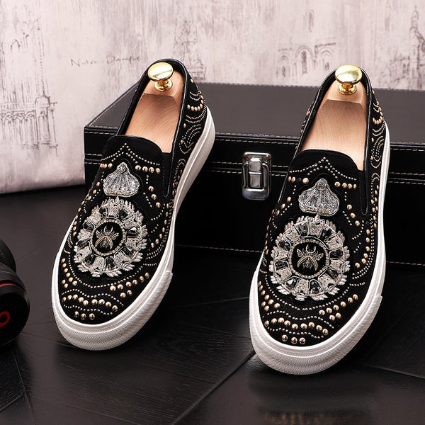 designer rhinestone sneakers