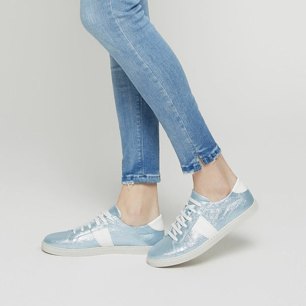 light blue casual shoes