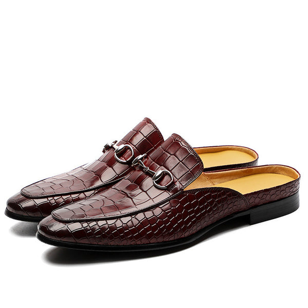 leather mules for men