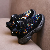 kids sequin sneakers