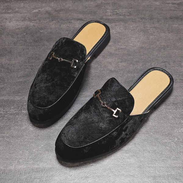 Mens Casual Shoes Men Suede Leather 