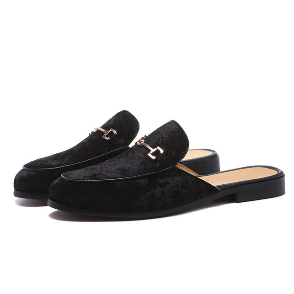 mens low back slip on shoes