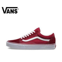 red womens vans shoes