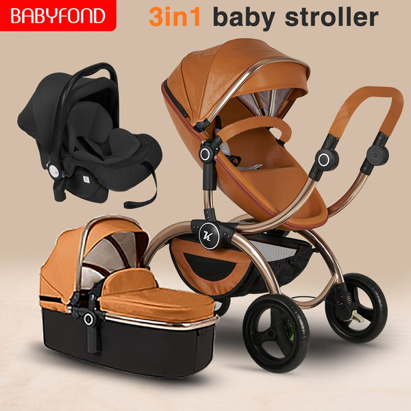 high landscape baby stroller 3 in 1