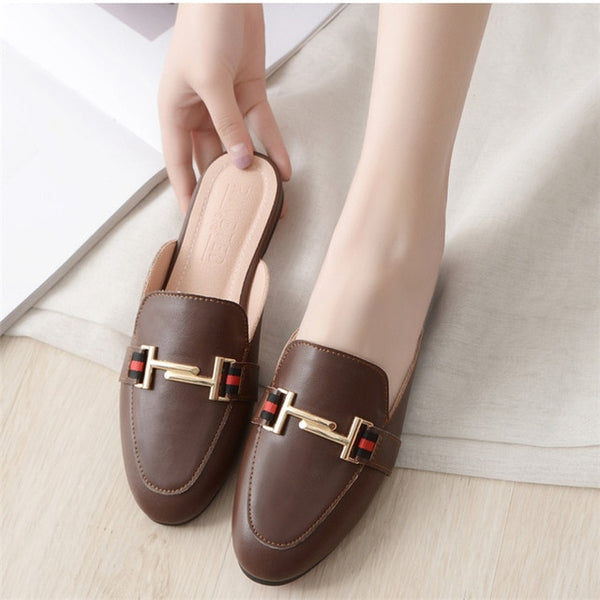 Women's Autumn Lazy Toe-covered Shoes 