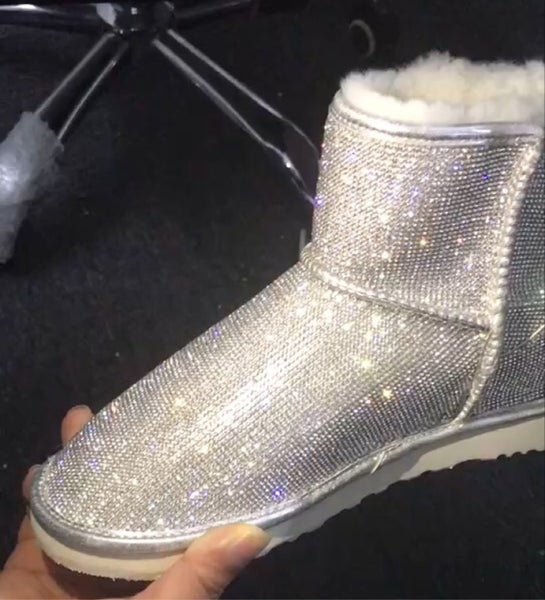 bling snow boots