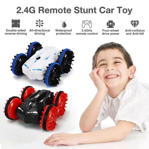  Amphibious RC Car for Kids-Waterproof 2.4 GHz 4WD