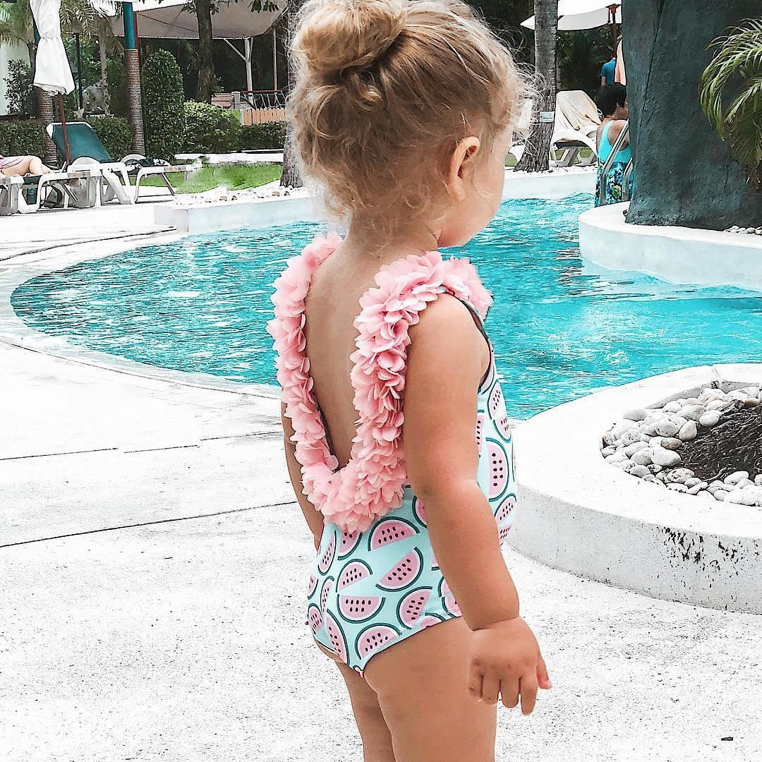 flower girl swimsuit