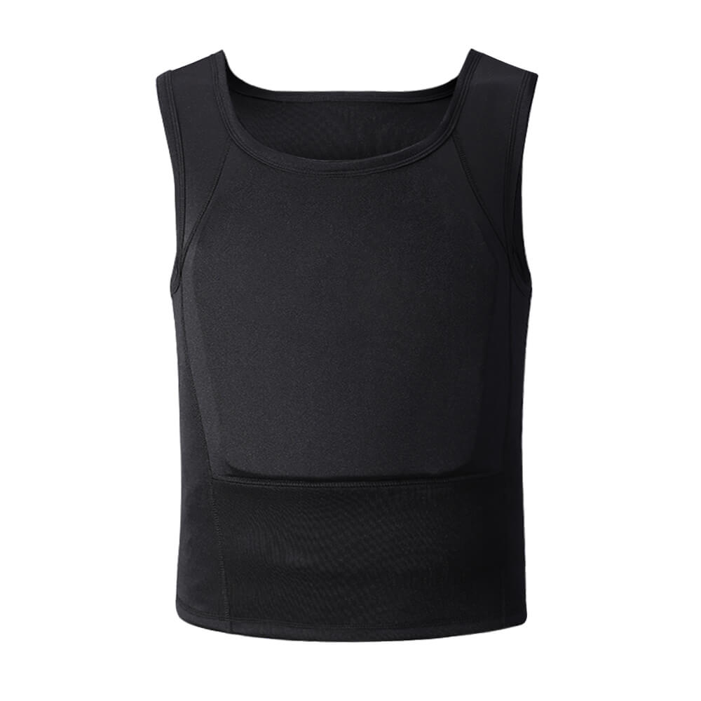 Concealed Bulletproof Vest Ultra Thin T-shirt Undershirt Covert Body A ...