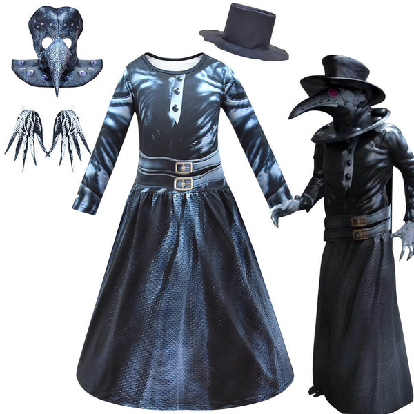 Kids Plague Doctor Costume Halloween Carnival Cosplay Costume – Sun Baby