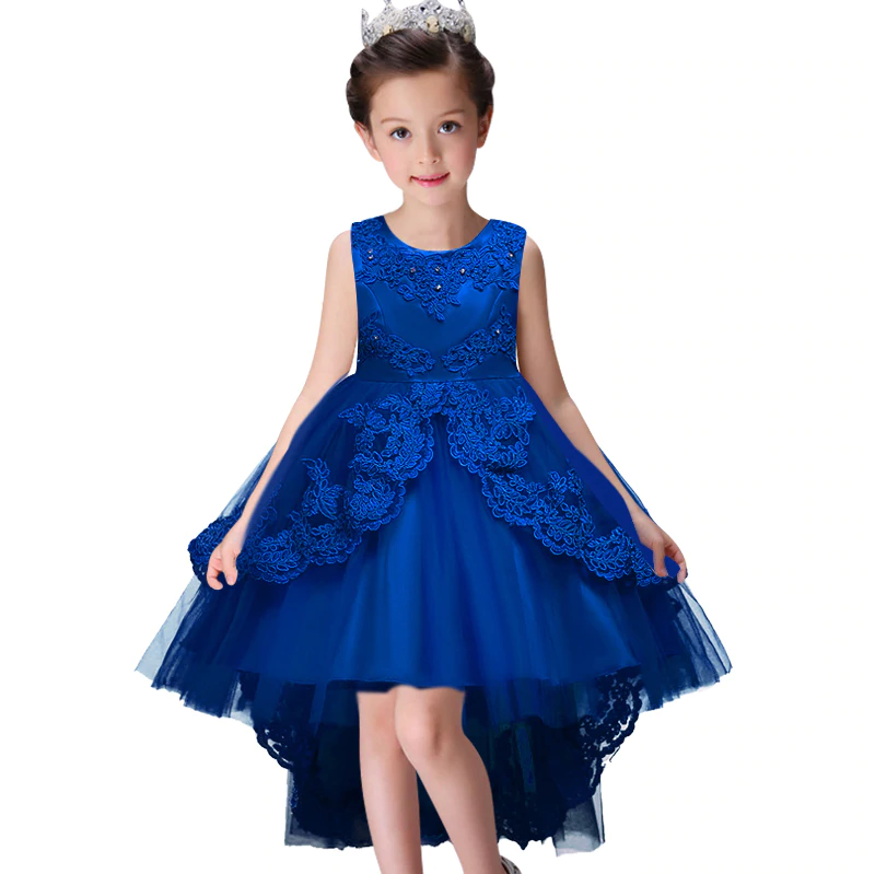 Little/Big Girls Beaded Lace Pageant Dresses Prom Dress – Sun Baby