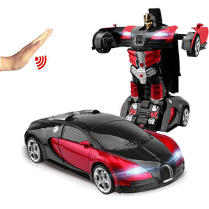 transformer robot remote control car