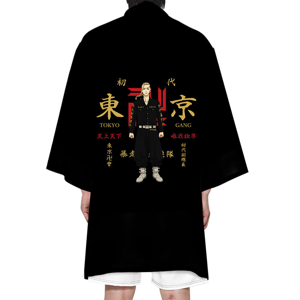 Adult Tokyo Revengers Long Cape Coat Ryuguji Manjiro Cosplay Costume K ...