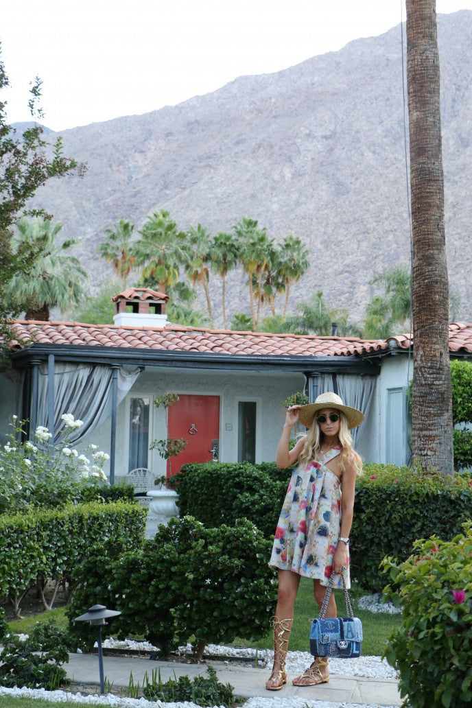 Elshane's World in A Boho Chic Look For Palm Springs | Mel Boteri Vacation Essentials