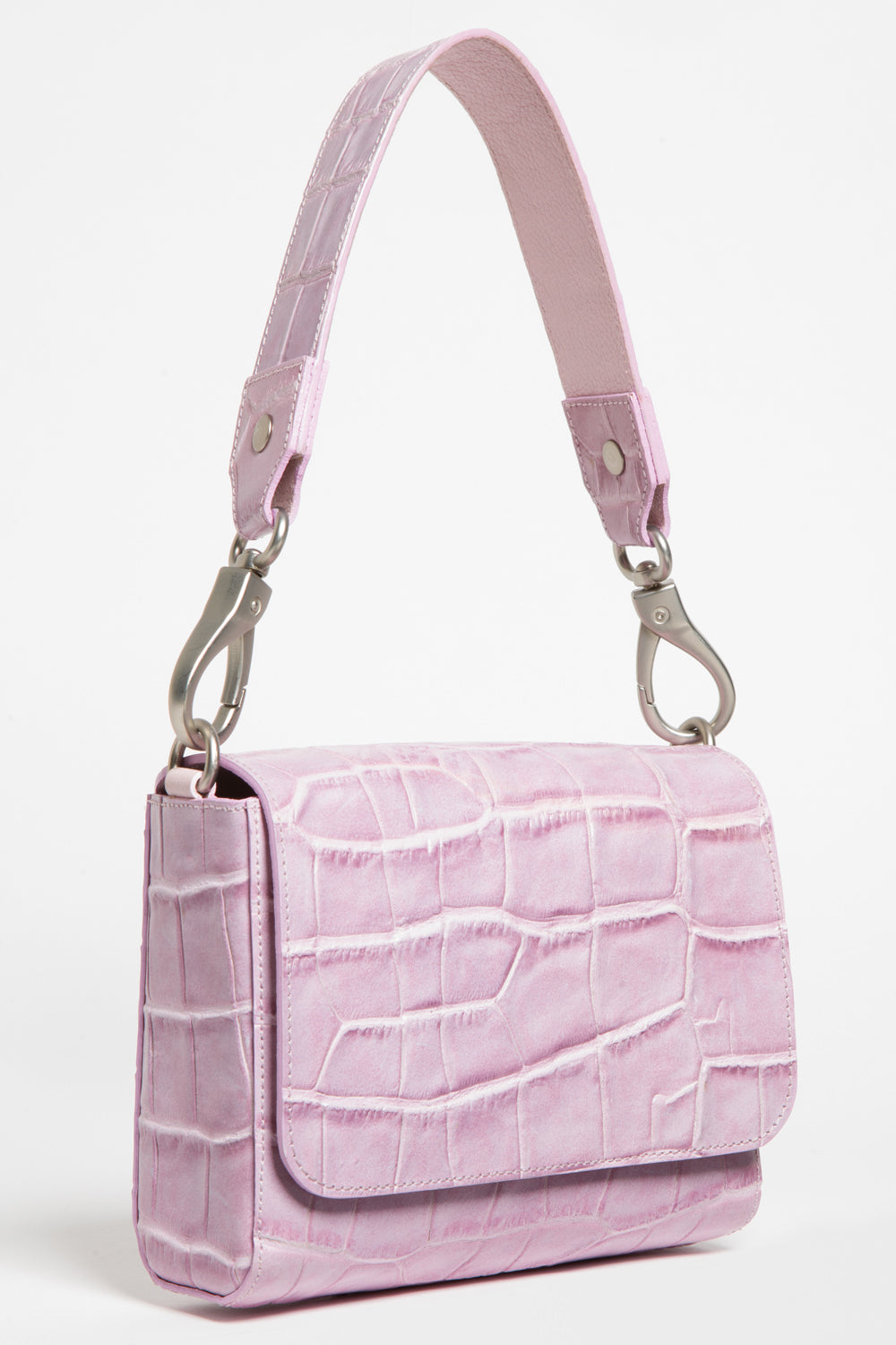 Sweet Lilac Gema Bag | Shoulder Style | Mel Boteri Designer Handbags