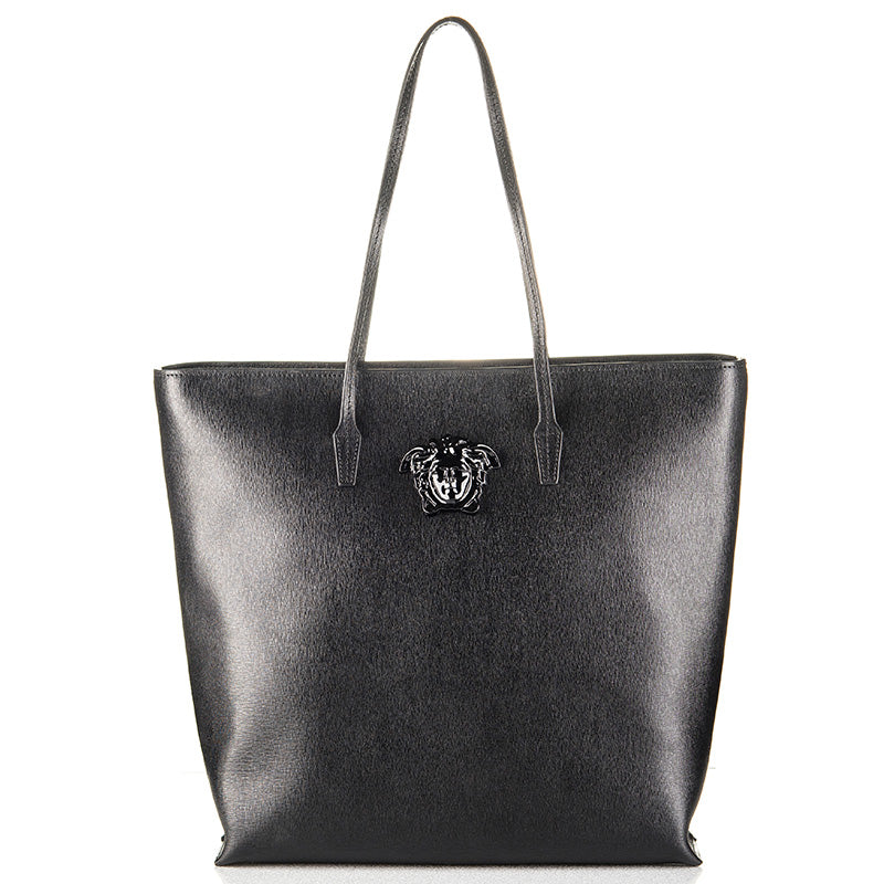 versace saffiano leather tote bag