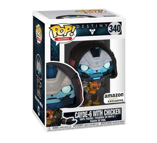 funko pop cayde 6 with chicken