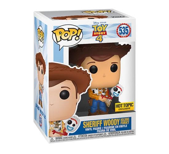 woody with forky funko pop