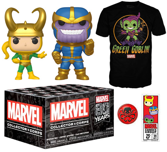 funko pop & tee collectors box marvel avengers endgame