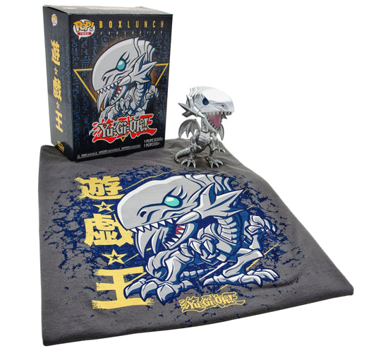 Yu Gi Oh Blue Eyes White Dragon Funko Pop Vinyl T Shirt Bundle Bo Cultchafreak