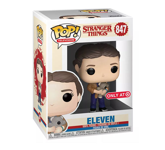 stranger things funko pop eleven with bear