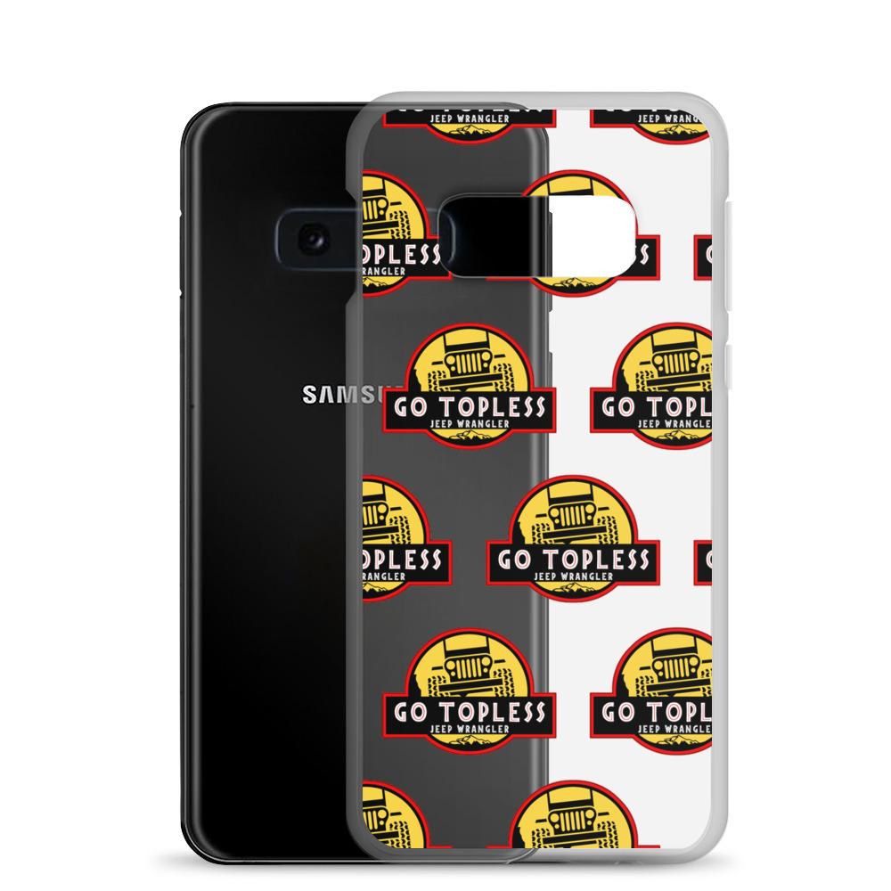 Go Topless Jeep Wrangler Samsung Cell Phone Case - ParkersGear.com Phone Case