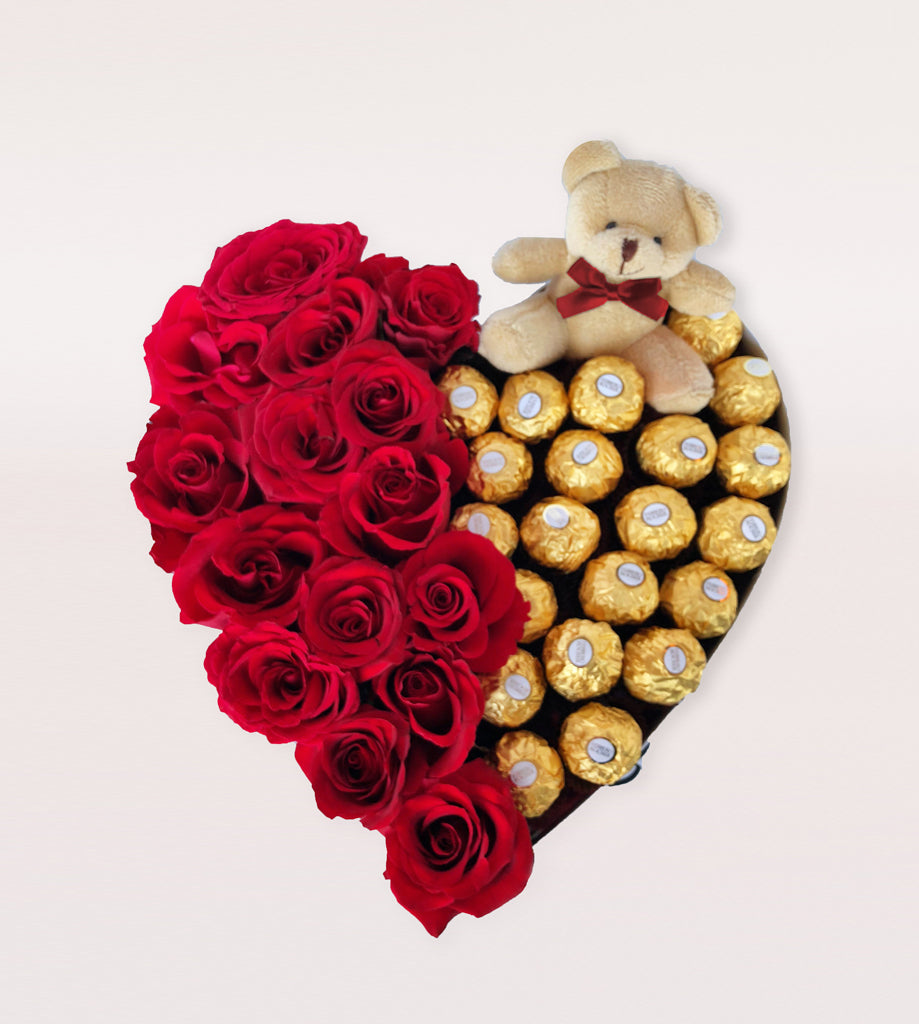Heart Box With Chocolates For Large Size Please Contact Us On