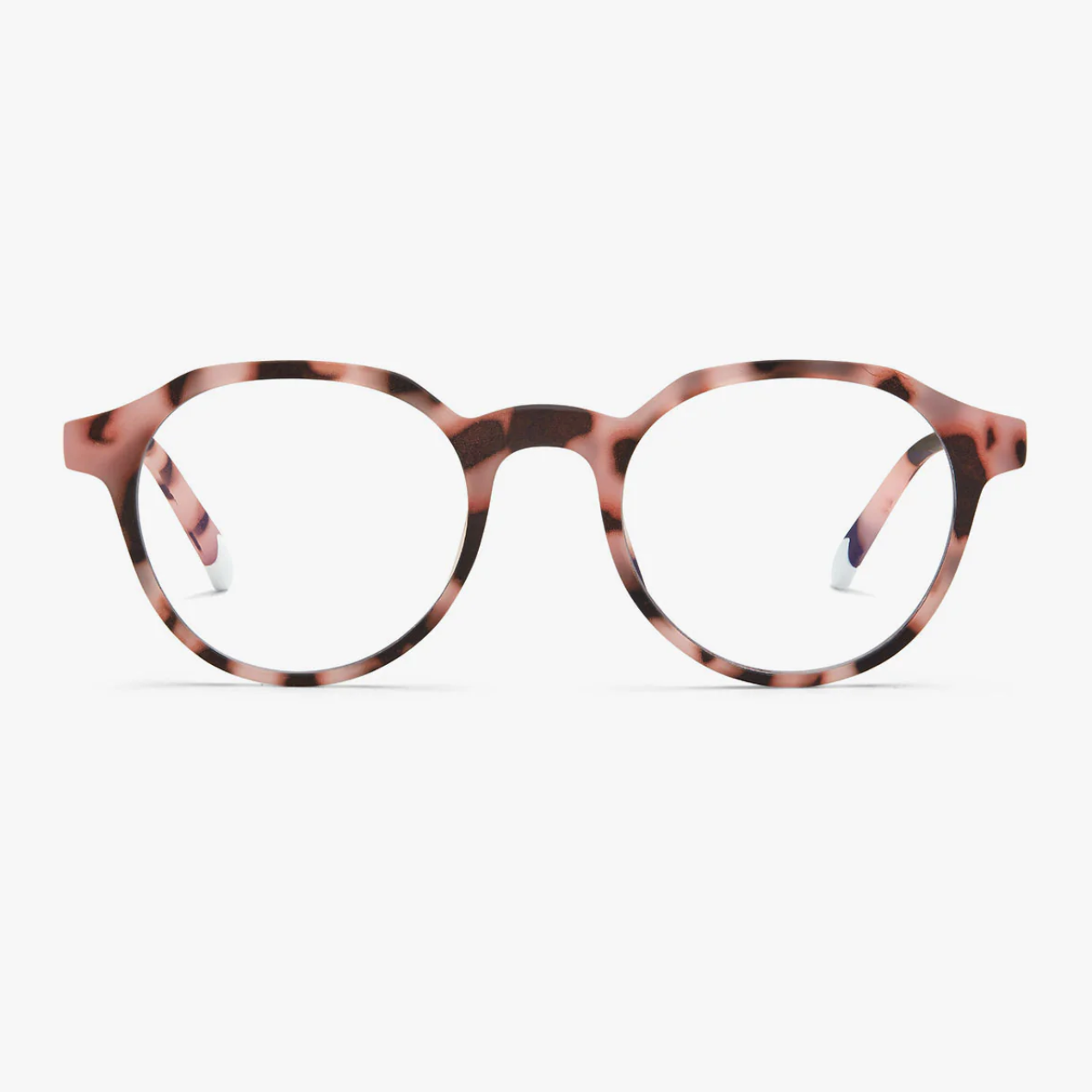 BARNER | Chamberi Blue Light Glasses | Pink Tortoise