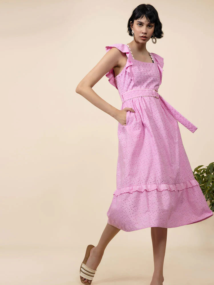 EMILY LOVELOCK | Patricia Dress | Fondant Pink