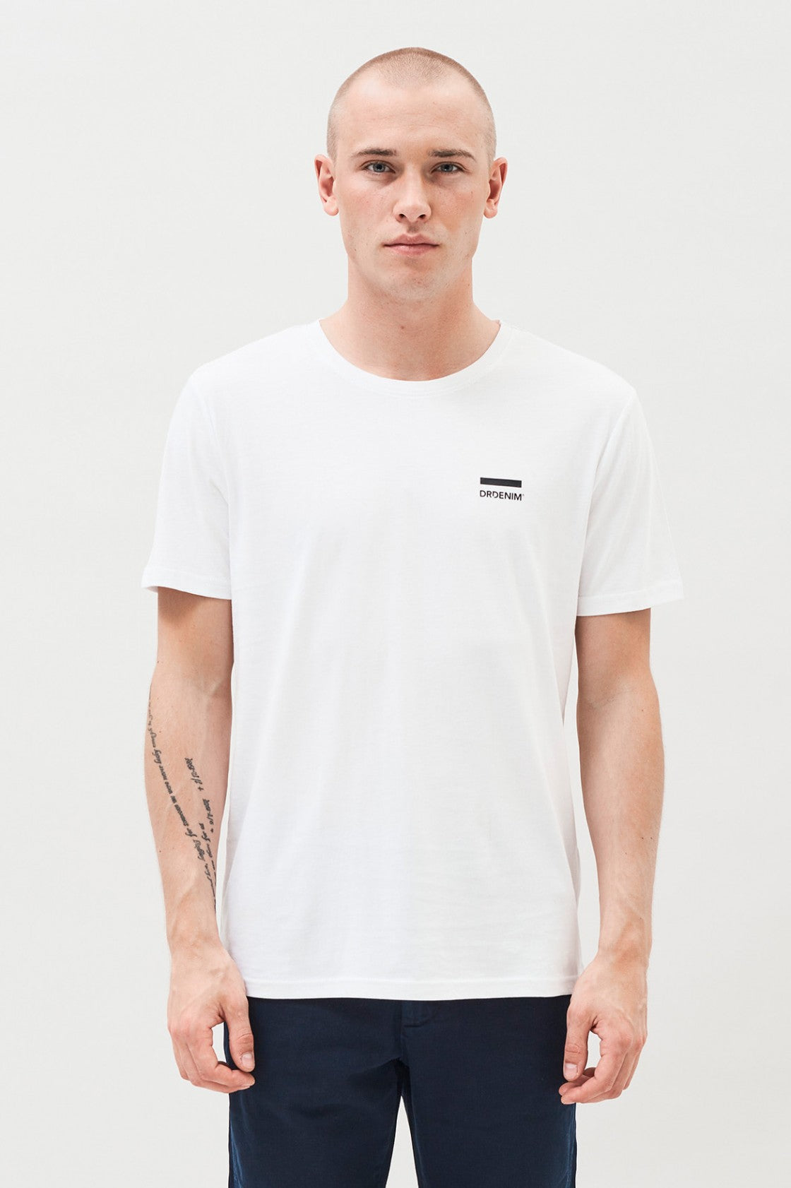 DR DENIM | Patrick T-Shirt | White Small Logo