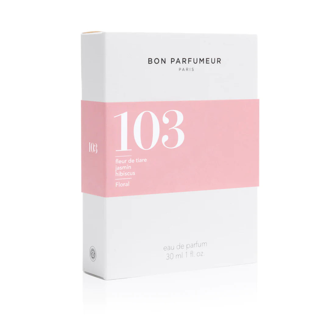 BON PARFUMEUR | Eau De Parfum 103 | Tiare Flower Jasmine & Hibiscus