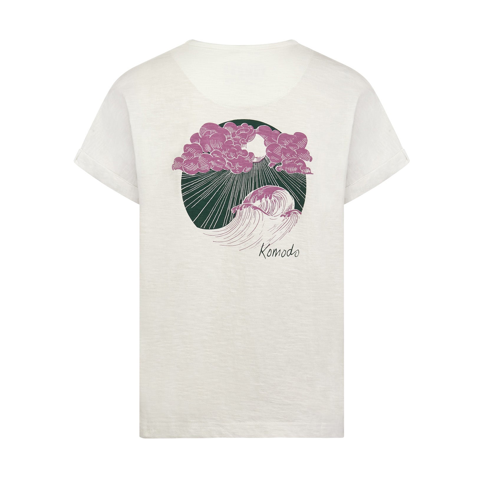 KOMODO | Surf Tee Organic Cotton | White