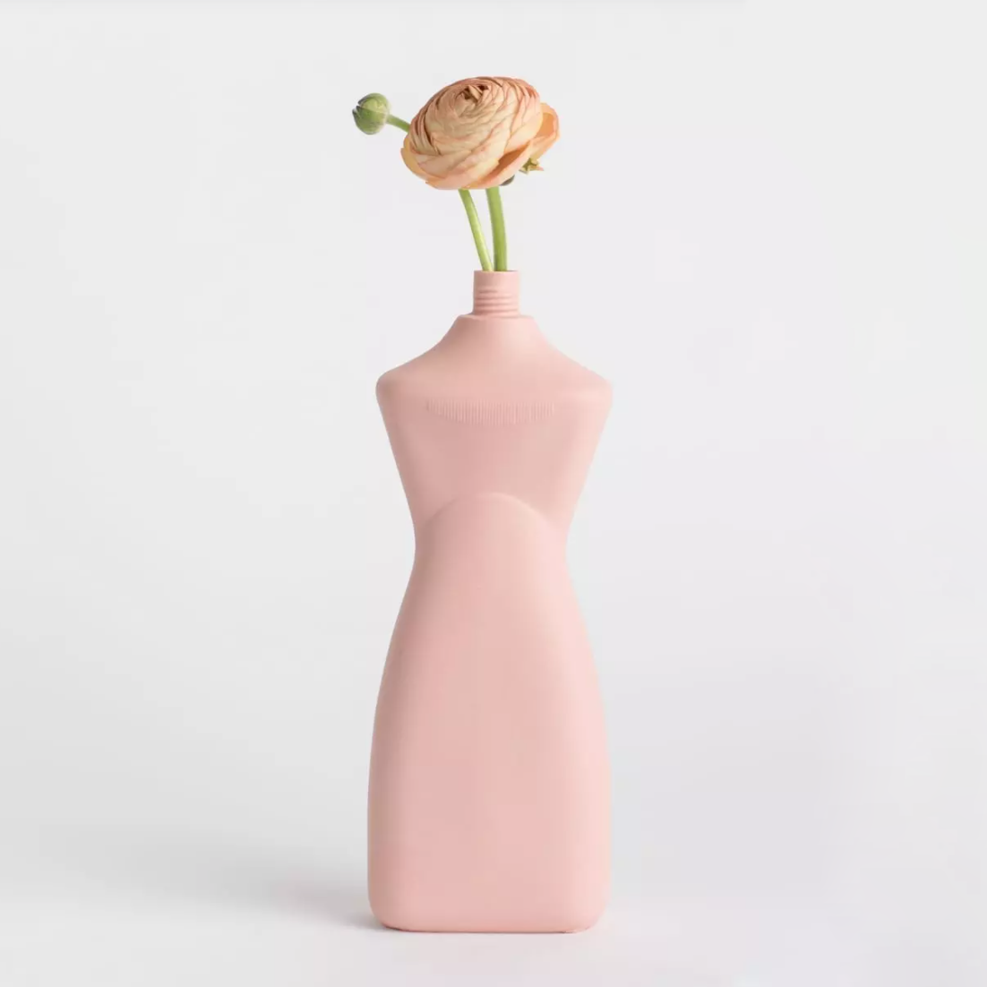 MIDDLE KINGDOM | Porcelain Bottle Vase | Dusty Pink