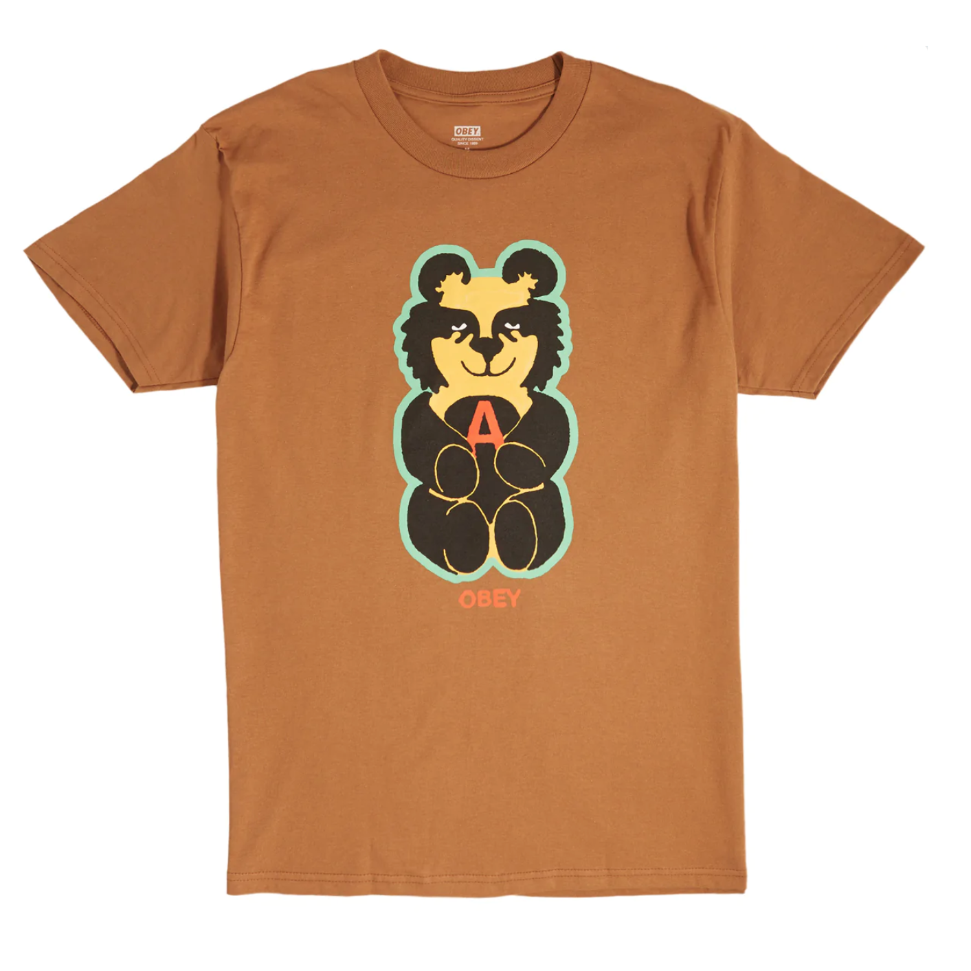 OBEY | Teddy T-Shirt | Brown Sugar