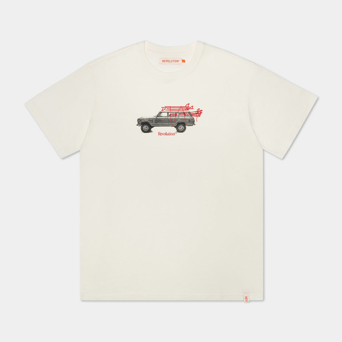 REVOLUTION | 1320 Pac T-Shirt | Off White