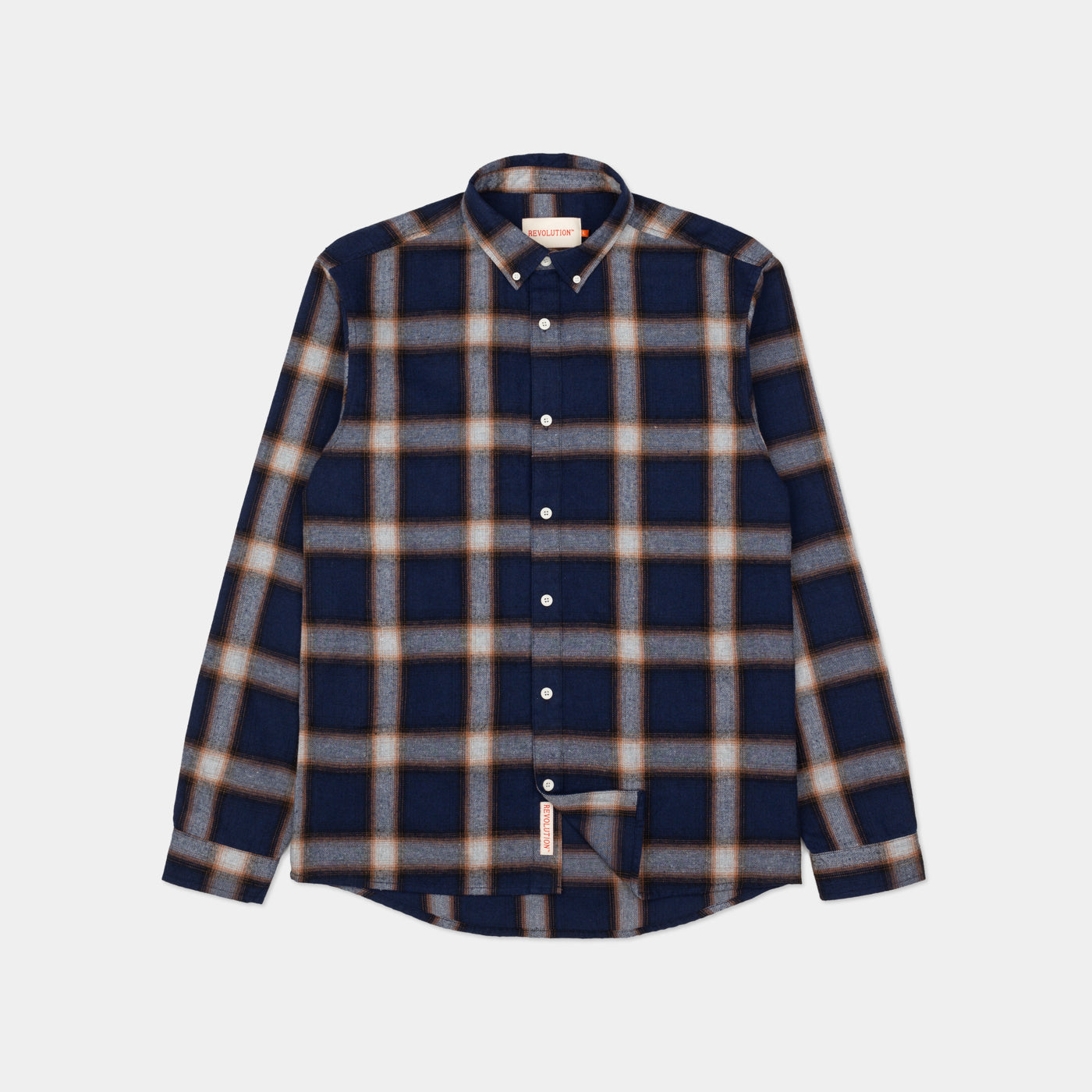 REVOLUTION | 3893 Button-down Shirt | Navy