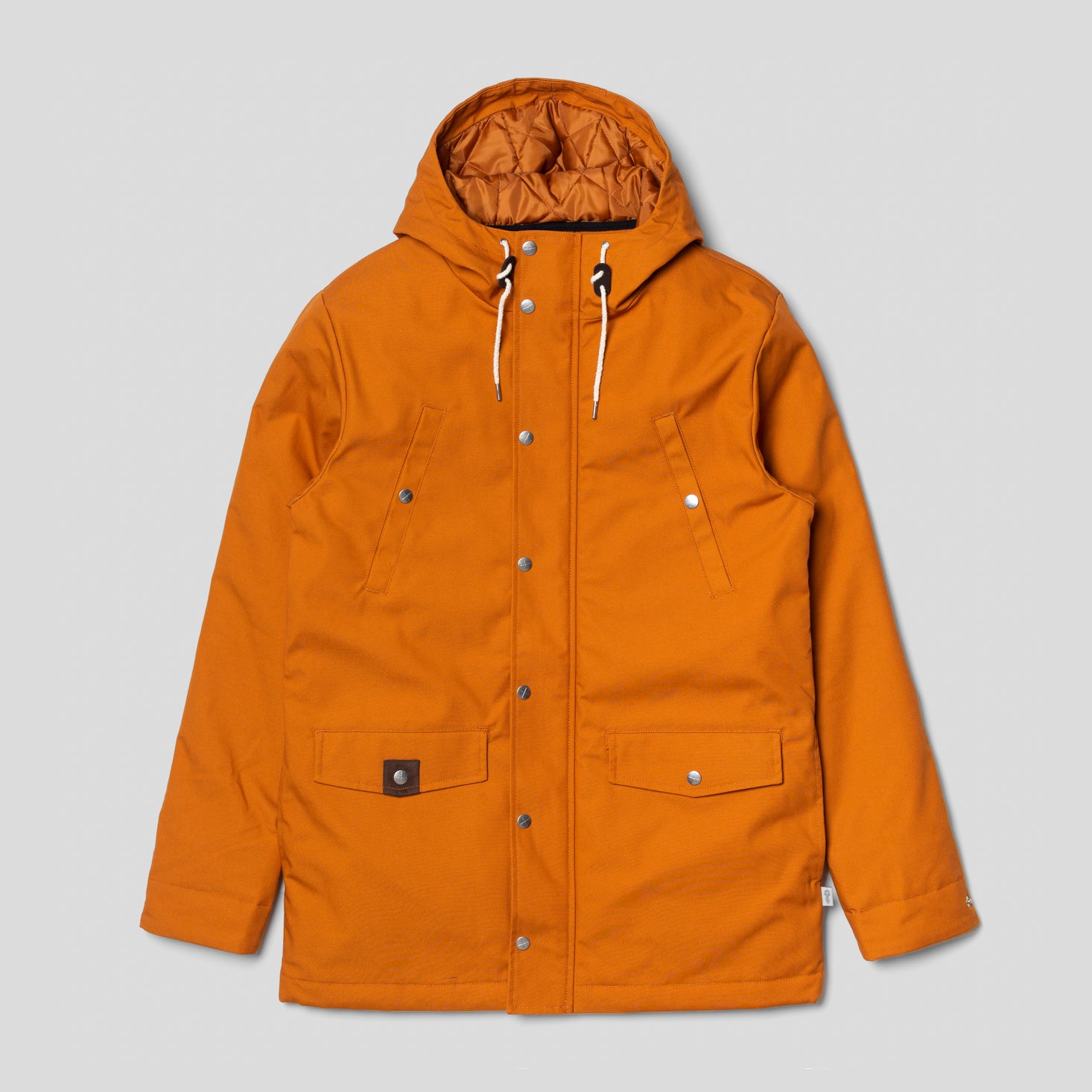 REVOLUTION | 7246 Parka Jacket Evergreen | Orange