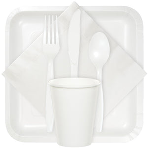 White Premium Plastic Forks, 24 ct Party Supplies