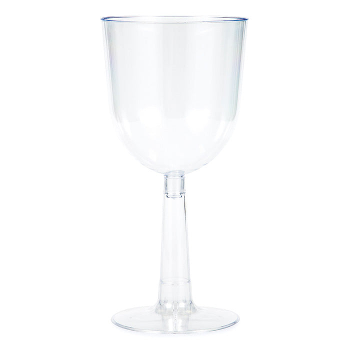 clear plastic wine glasses