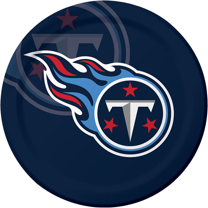 Tennessee Titans Paper Plates, 8 ct by Creative Converting