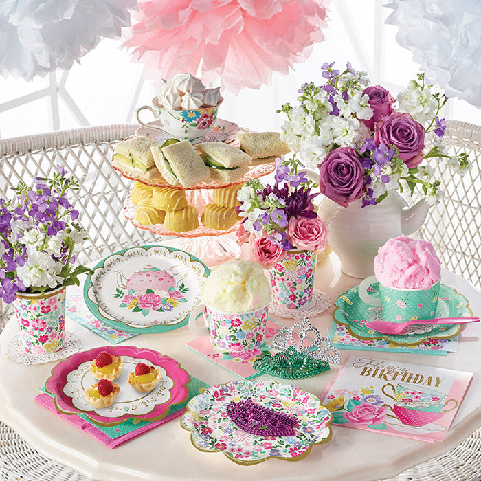 tea party paper plates