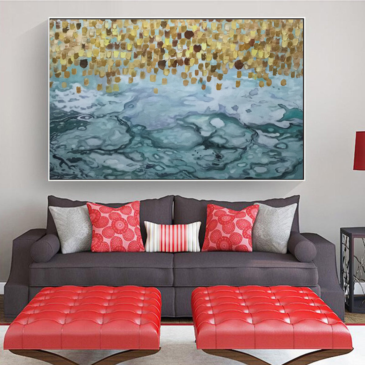 Yellow famous abstract paintings, famous contemporary artists L597 ...