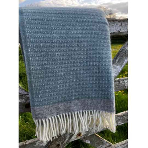Blue wool Blankets