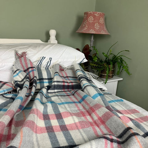merino wool blanket on a bed