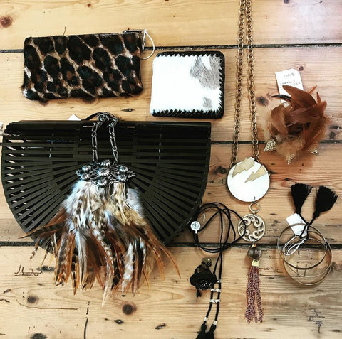 Vintage Bohemian Style | Artisan Handmade Jewellery | Feather Necklace