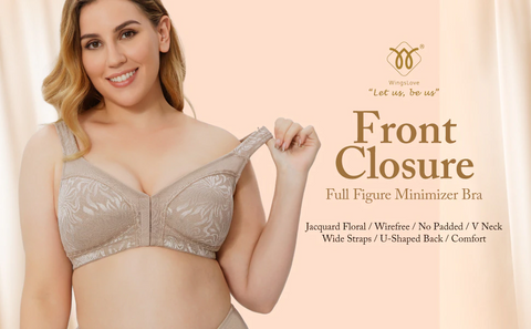 Mchoice Bras for Women Wireless Full Coverage Plus Size Minimizer Non  Padded Comfort Soft Bra Multipack 
